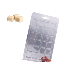 Plastic wax melts clamshell blister packaging for candle